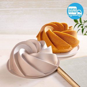 Dizajnerski kalup za kuglof "Twist" Ø22