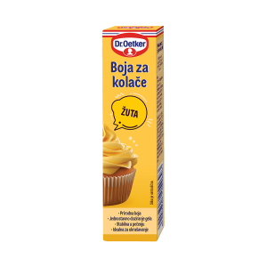 Žuta boja za kolače