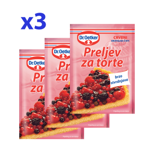 Preljev, crveni x3