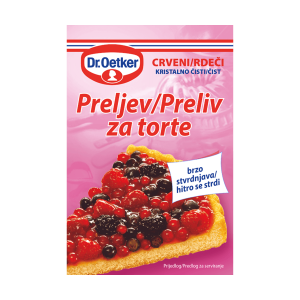 Preljev za torte FIX crveni