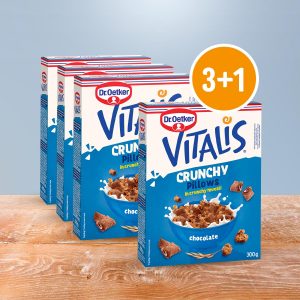Vitalis hrskavi jastučići čokolada 3+1 GRATIS