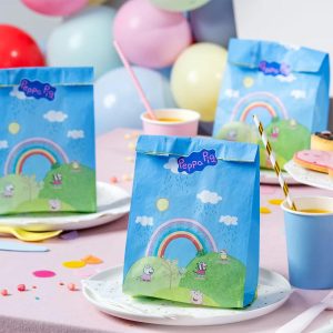 Papirnate vrećice Peppa Pig i naljepnice, 8 kom